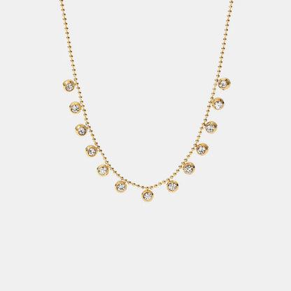 Fashionable and versatile titanium steel necklace