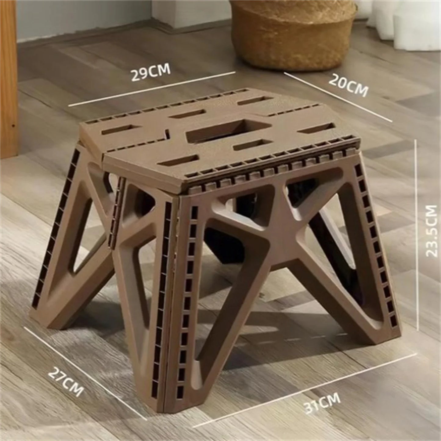 Outdoor Portable Foldable Stool with High Load Capacity and Durability