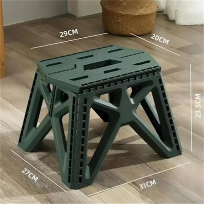 Outdoor Portable Foldable Stool with High Load Capacity and Durability