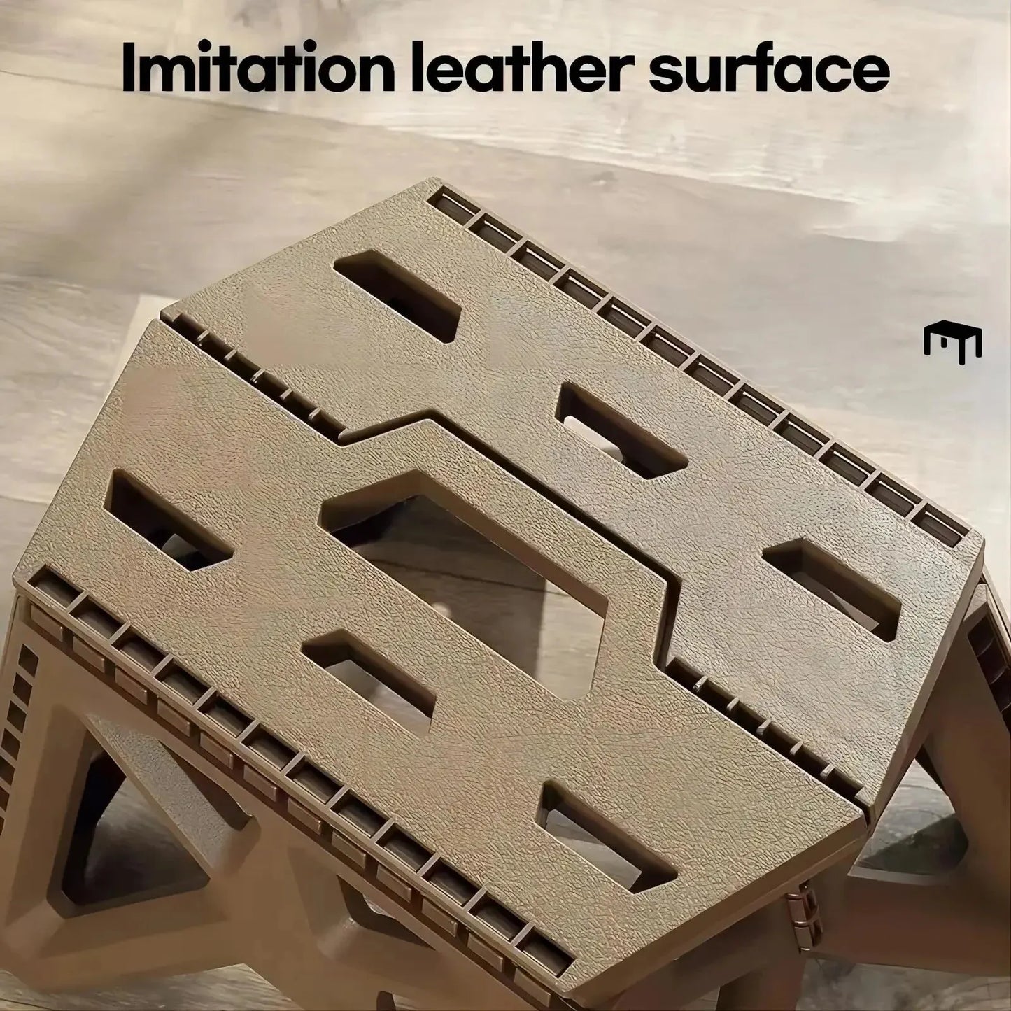 Outdoor Portable Foldable Stool with High Load Capacity and Durability