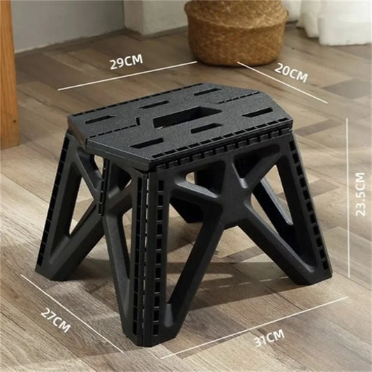 Outdoor Portable Foldable Stool with High Load Capacity and Durability